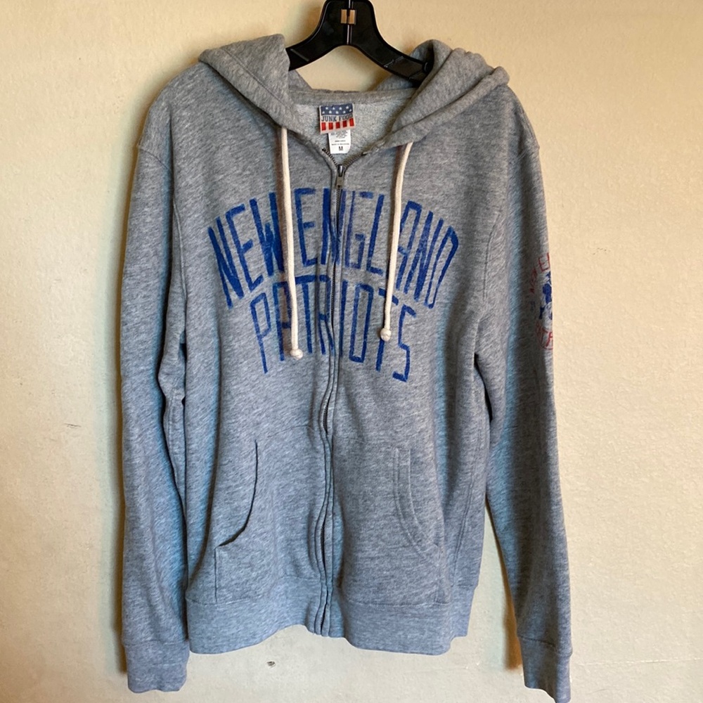 New England Patriots Full Zip Hoodie Jacket